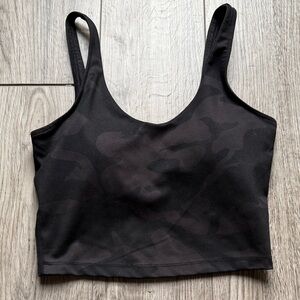 3 for $10 90 degree slightly cropped workout top camo pattern